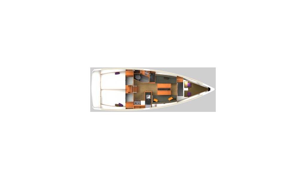 Sailing yacht Sun Odyssey 349 Nara