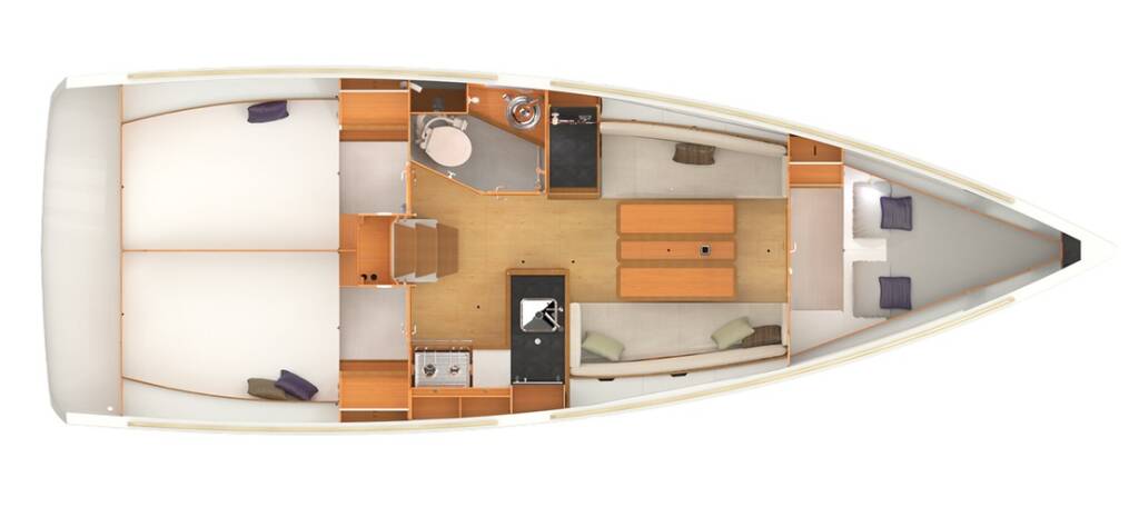 Sailing yacht Sun Odyssey 349 Agios Nikolaos