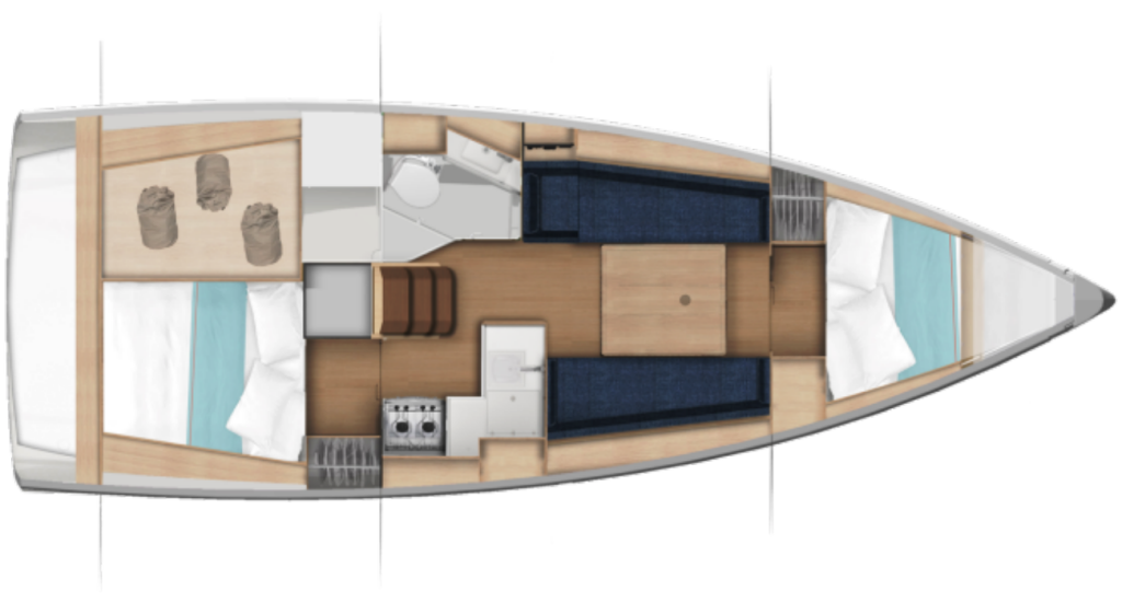 Sailing yacht Sun Odyssey 350 Northwind 35