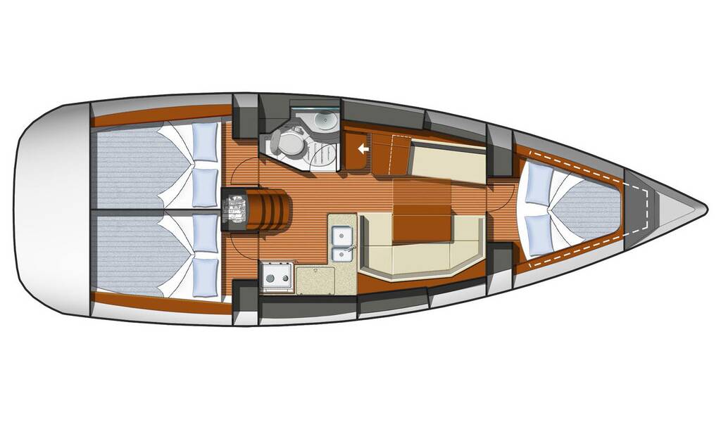 Segelyachten Sun Odyssey 36i Izella