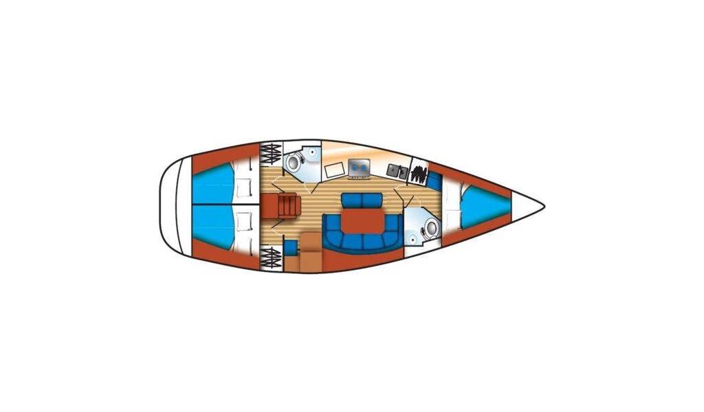 Sailing yacht Sun Odyssey 37.1 Calma