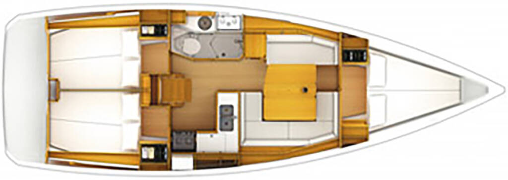 Sailing yacht Sun Odyssey 379 ECONOMY