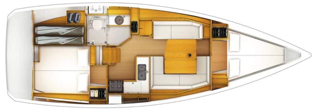 Sailing yacht Sun Odyssey 379 Mitis