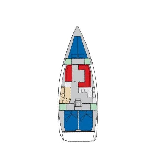 Sailing yacht Sun Odyssey 379 Minerva