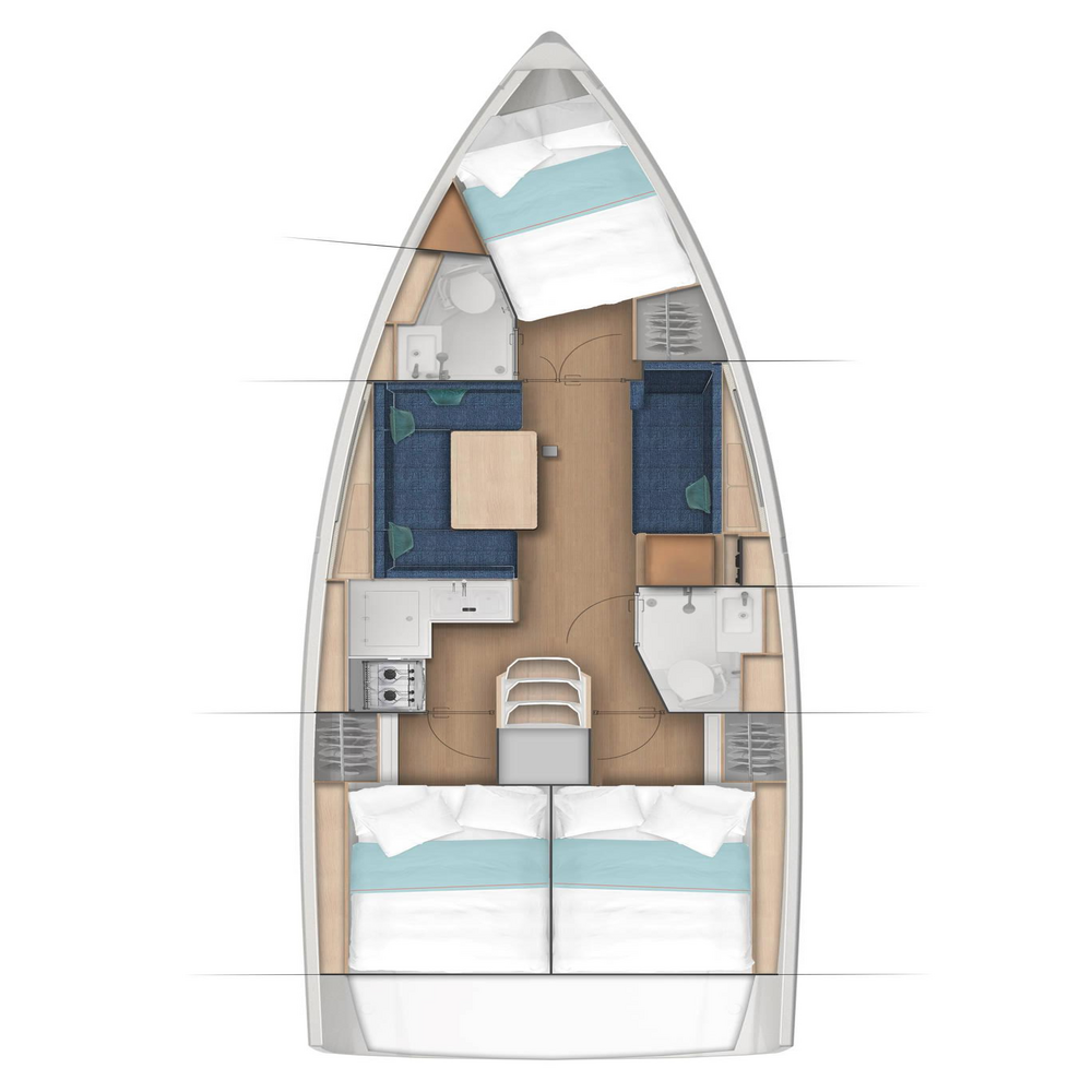 Segelyachten Sun Odyssey 380 Princess Anja