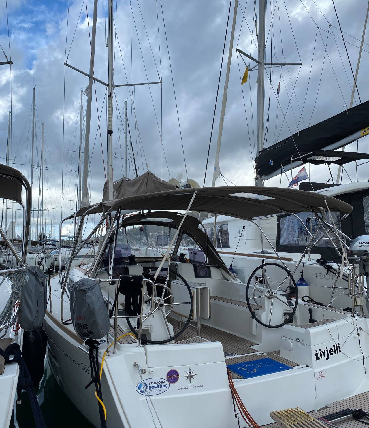 Sailing yacht Sun Odyssey 389 živjelli