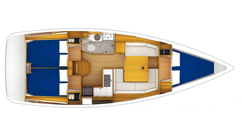 Sailing yacht Sun Odyssey 389 Islanders