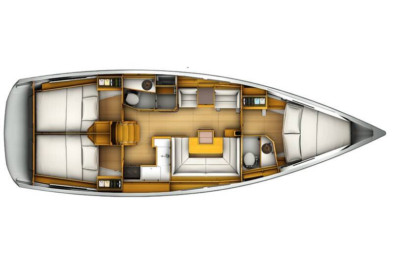 Sailing yacht Sun Odyssey 409 Traveller