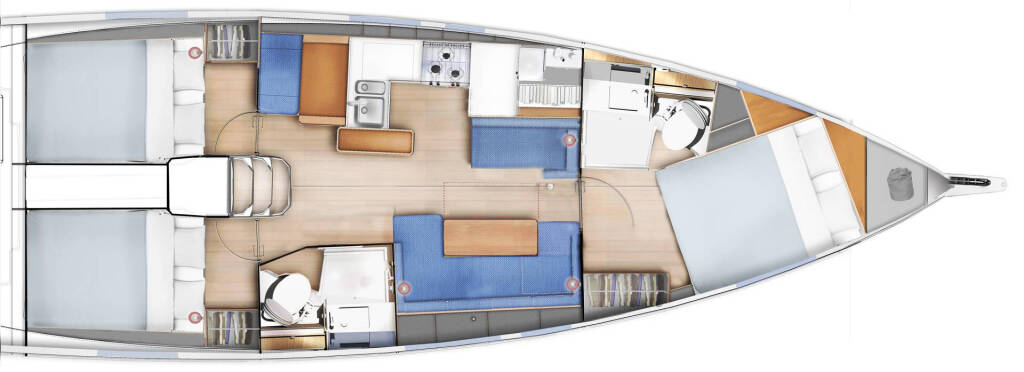 Segelyachten Sun Odyssey 410 Geva X