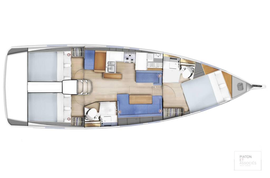 Segelyachten Sun Odyssey 410 Borgeri