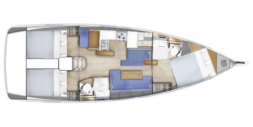 Sailing yacht Sun Odyssey 410 Nami