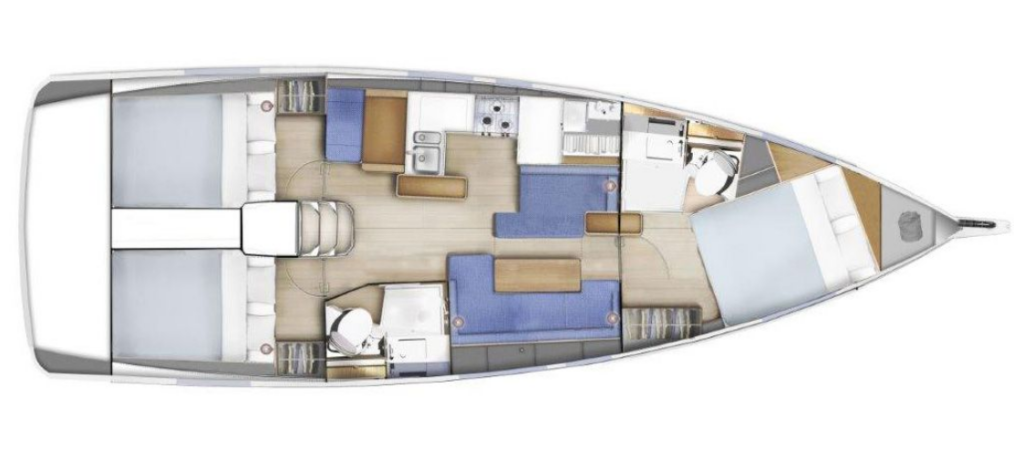 Segelyachten Sun Odyssey 410 Aella