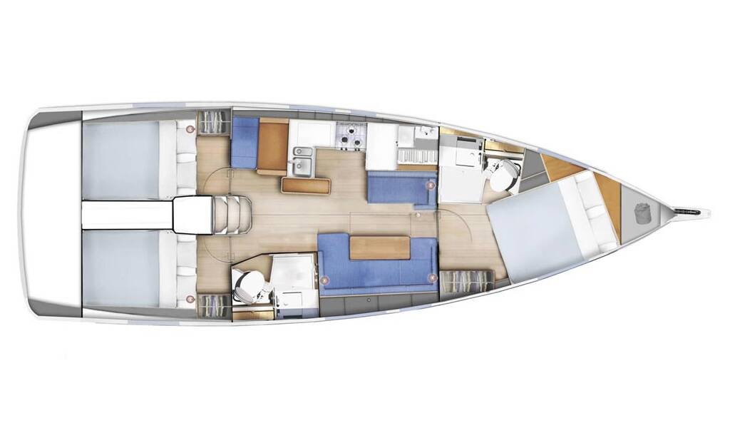 Sailing yacht Sun Odyssey 410 Tu Tamo 3