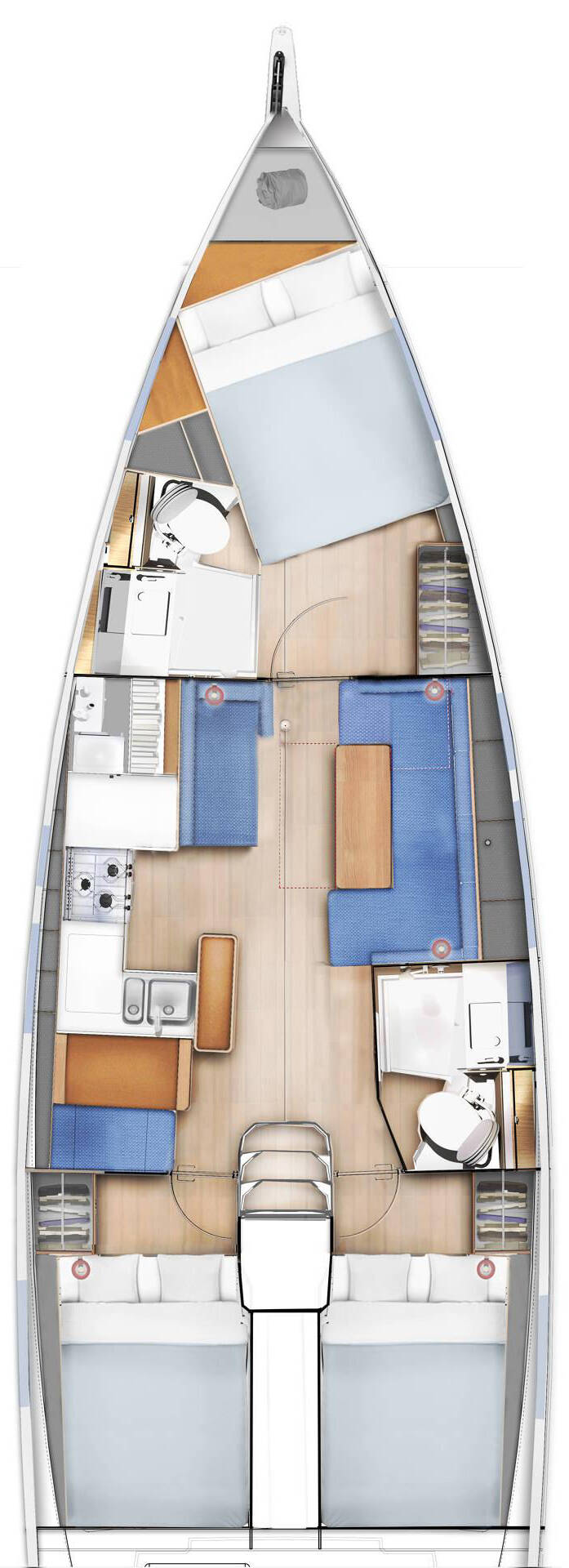 Sailing yacht Sun Odyssey 410 Little Tony