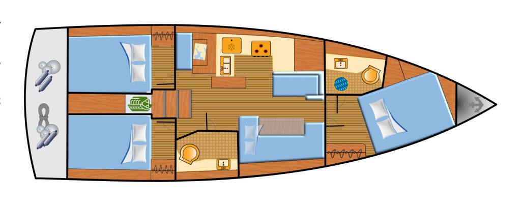 Sailing yacht Sun Odyssey 410 Titzi