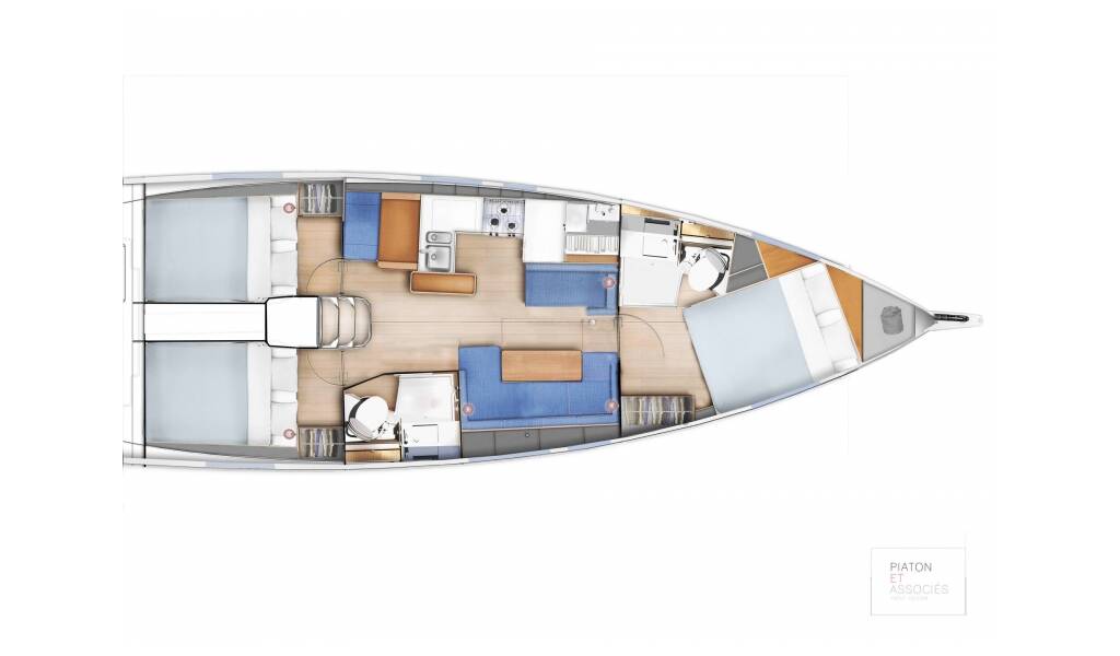 Sailing yacht Sun Odyssey 410 Signum Bravo