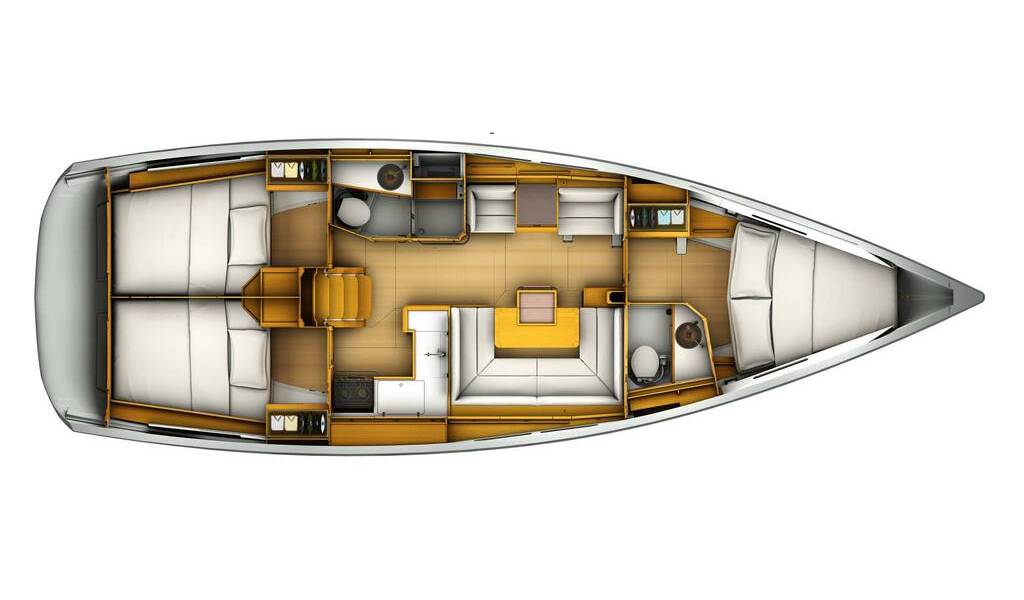 Sailing yacht Sun Odyssey 419 Blueberry