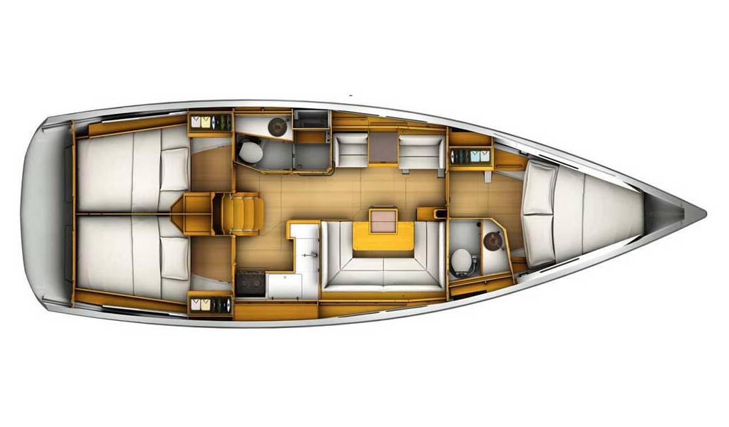 Sailing yacht Sun Odyssey 419 