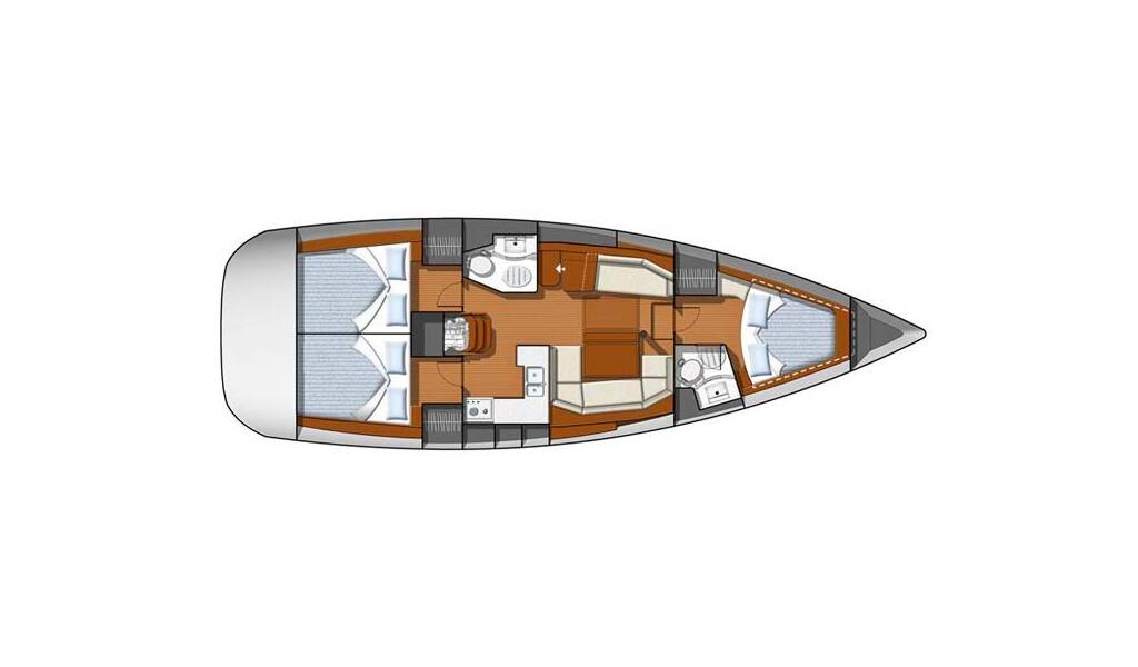 Segelyachten Sun Odyssey 42 DS Sweet Alis