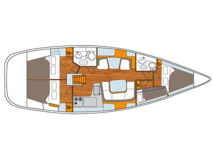 Segelyachten Sun Odyssey 43 Evangelos