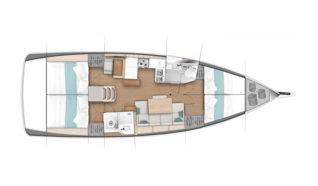 Sailing yacht Sun Odyssey 440 Eleni