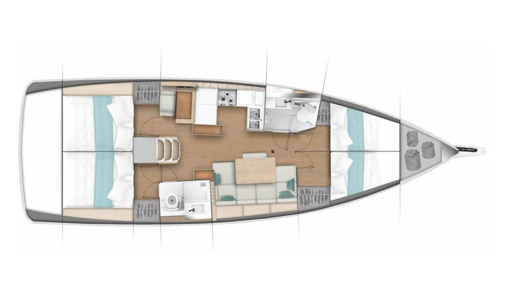 Sailing yacht Sun Odyssey 440 Stardust