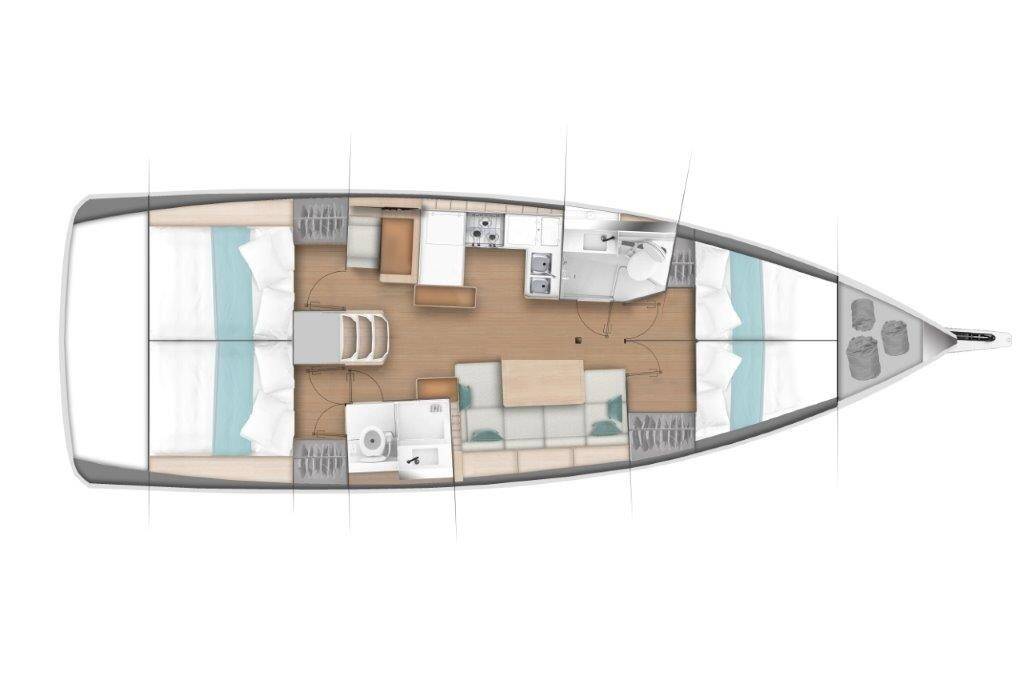 Segelyachten Sun Odyssey 440 Orfeas