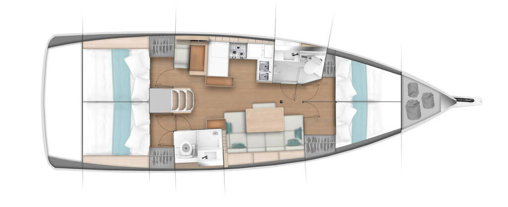Segelyachten Sun Odyssey 440 Esperos