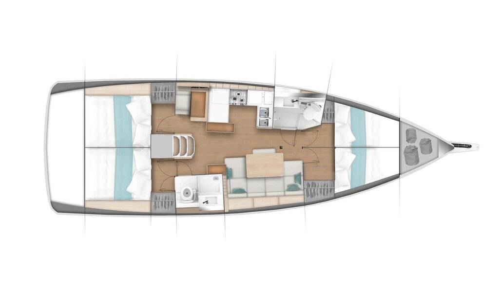 Segelyachten Sun Odyssey 440 Sea Friends