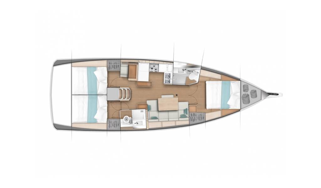 Segelyachten Sun Odyssey 440 Carlyle