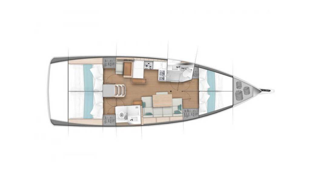 Sailing yacht Sun Odyssey 440 Springbank