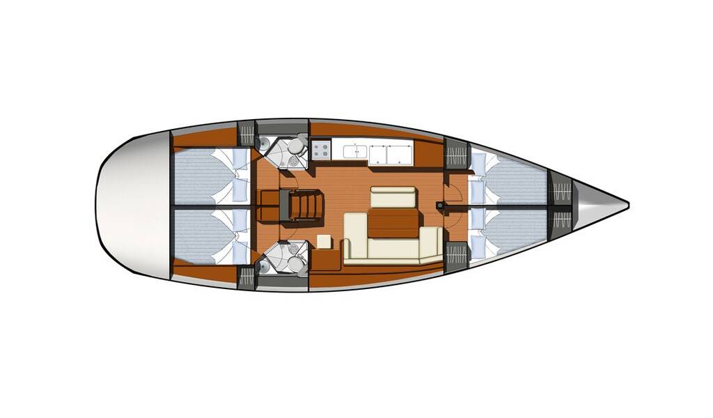 Segelyachten Sun Odyssey 44i Flora Mirabilis