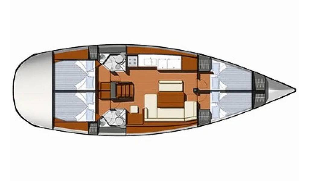 Sailing yacht Sun Odyssey 44i ECONOMY