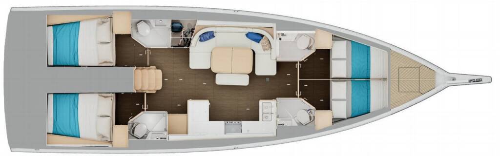 Sailing yacht Sun Odyssey 455 NEW 455