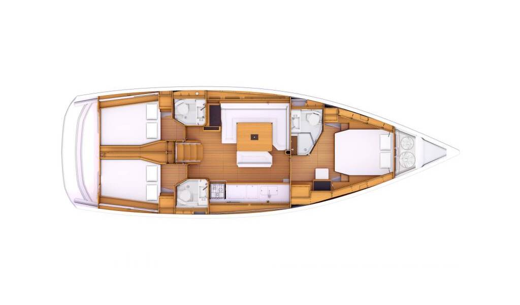 Sailing yacht Sun Odyssey 479 Lucky Rain