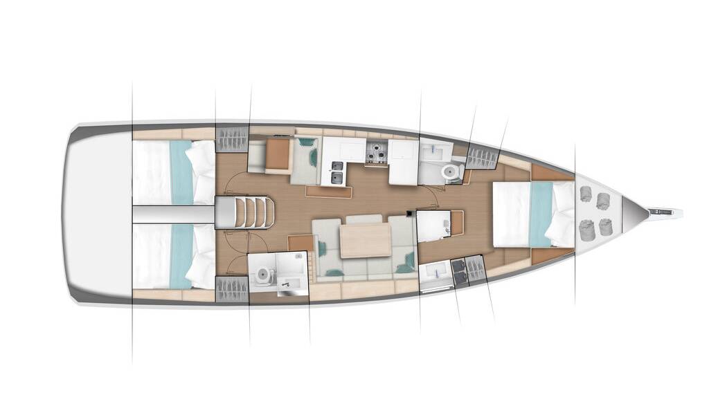 Segelyachten Sun Odyssey 490 Alfader