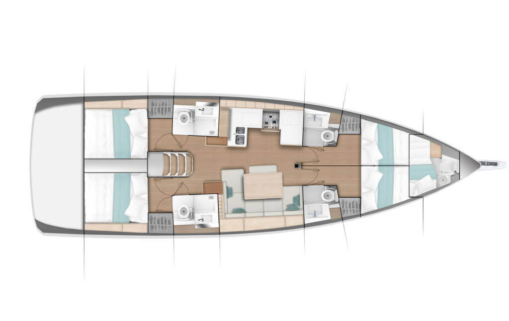 Segelyachten Sun Odyssey 490 Baldur