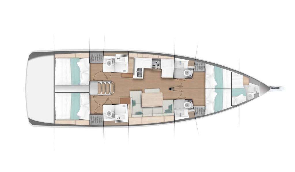 Segelyachten Sun Odyssey 490 Vitamin Sea