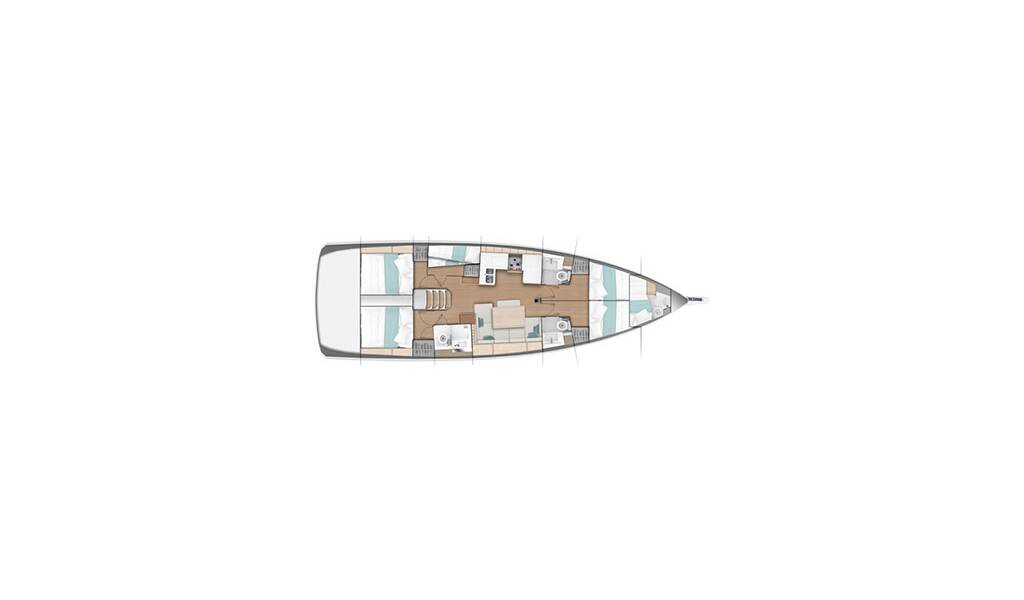 Sailing yacht Sun Odyssey 490 CLASS