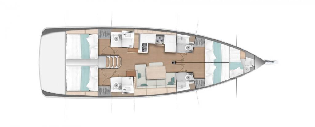 Segelyachten Sun Odyssey 490 Capt. Jack Sparrow