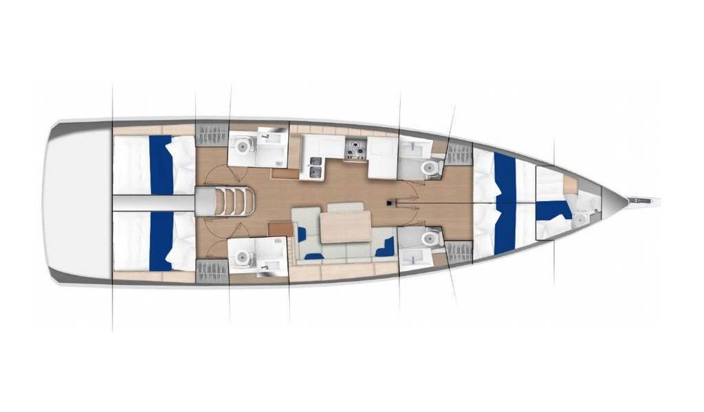Segelyachten Sun Odyssey 490 Wanderlust