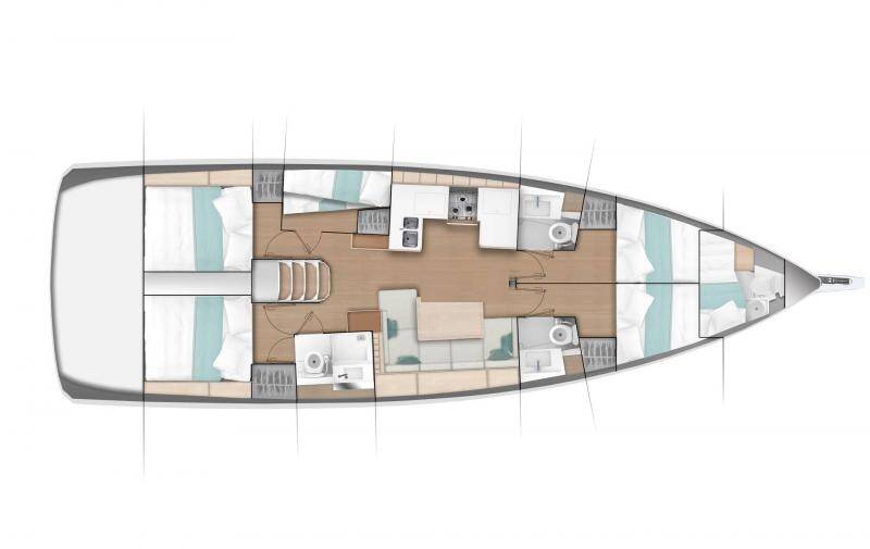 Segelyachten Sun Odyssey 490 Etheria