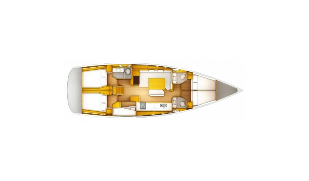 Sailing yacht Sun Odyssey 509 Aqua Kiss
