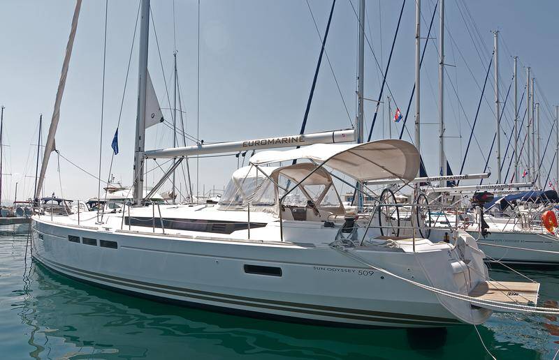 Sailing yacht Sun Odyssey 509 Aqua Kiss