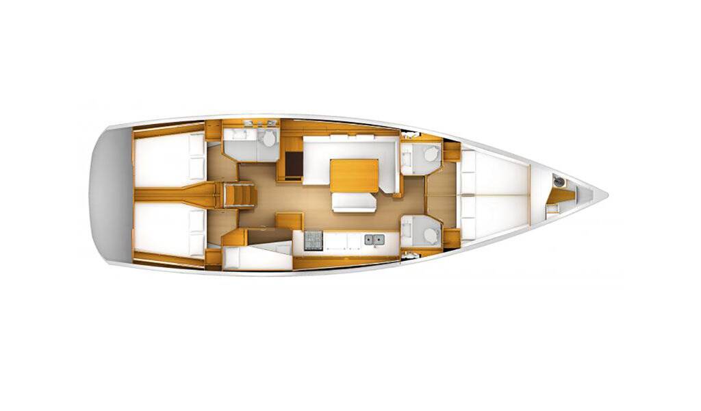 Sailing yacht Sun Odyssey 509 Promise