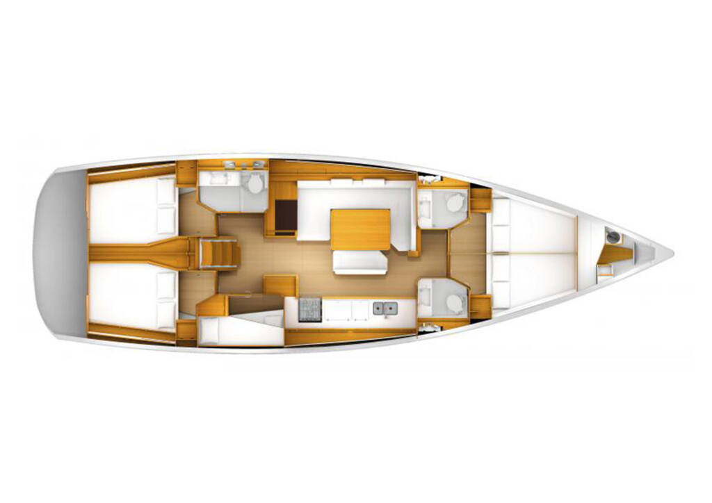 Sailing yacht Sun Odyssey 509 Promise