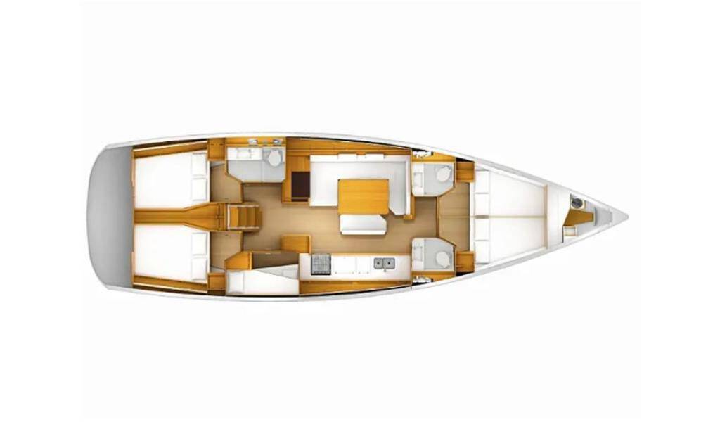 Sailing yacht Sun Odyssey 509 Evelina
