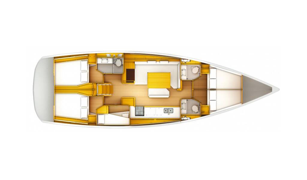 Sailing yacht Sun Odyssey 509 Achilles