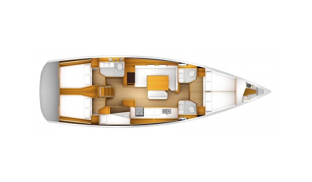 Sailing yacht Sun Odyssey 519 Bora