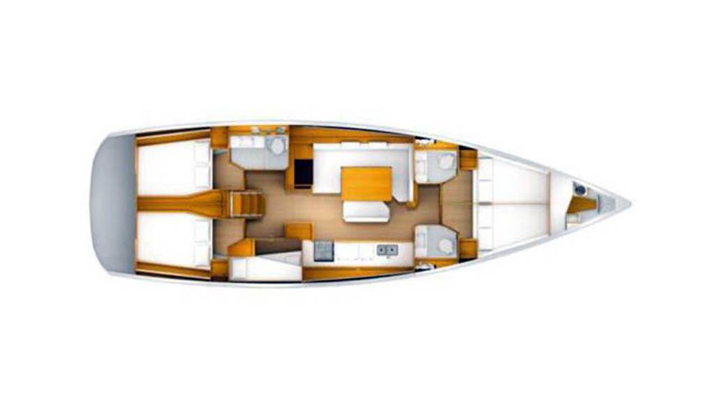 Sailing yacht Sun Odyssey 519 Freyja